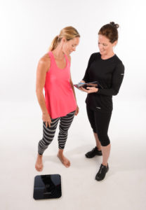Michelle Newitt working with a client